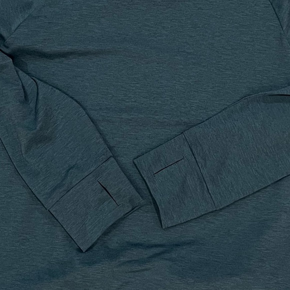 REI kids Sahara hooded long sleeve M 10/12 dark teal - Picture 3 of 4